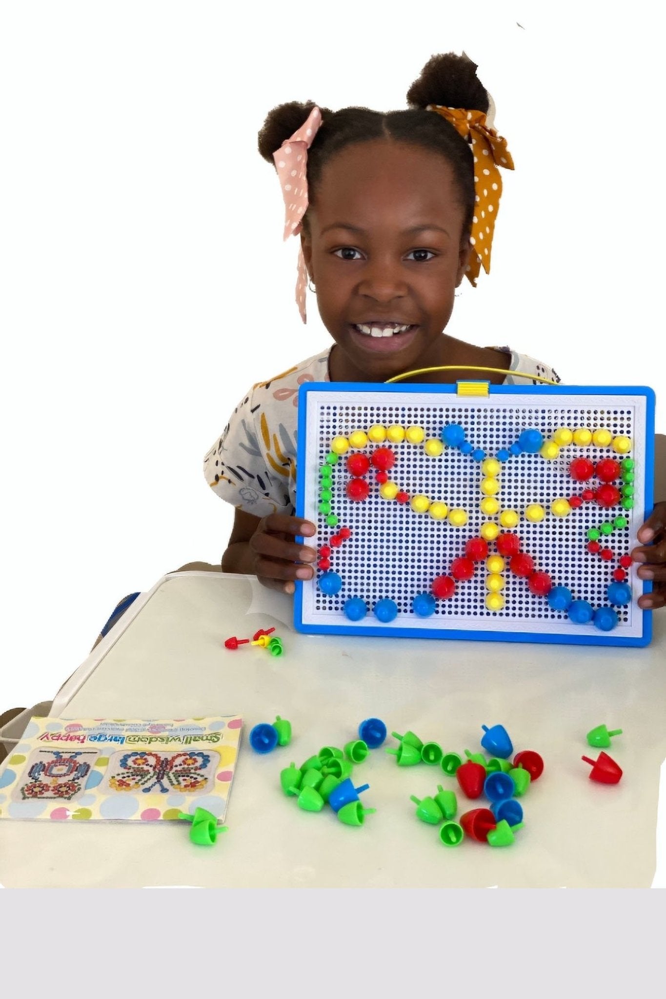 298pcs Pegboard Mushroom Nail Jigsaw Peg Puzzle - Rivetrix